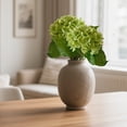 thumbnail image 5 of 20in Dark Green Hydrangea Artificial Flowers Latex Real Touch Fake Hydrangeas Bouquet Large Faux Flower for Home Table Centerpieces Wedding Garden Party Halloween Decoration, 5 of 9