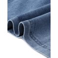 thumbnail image 6 of DARING DIVA Women's Plus Denim Overalls Adjustable Strap Dress 3X Gray Blue, 6 of 6