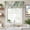 Sage Green, variant on Palm Leaf Farmhouse Short Window Curtain Valances, Green Tropical Plant Summer Botanical Rod Pocket Kitchen Valances for Living Room Bedroom Bathroom Cafe 60" x 18"