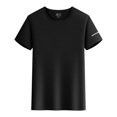 thumbnail image 6 of Agkizg Men Crew Neck Quickly Dry Shirts, Short Sleeve Summer Lightweight Breathable Loose Fitting Athletic Tops Outdoor Hiking Running Camping Basic Pullover Tees for Daily Summer Wear, 6 of 6