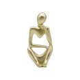 thumbnail image 2 of Flmtop Penseur Statue Abstraite Fait Main en Résine Moderne Creux Penseur Sculptures pour la Maison, 2 of 8