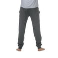 thumbnail image 3 of Pro Club Men's Mediumweight Jogger Fleece Long Pants - Charcoal - Large, 3 of 3