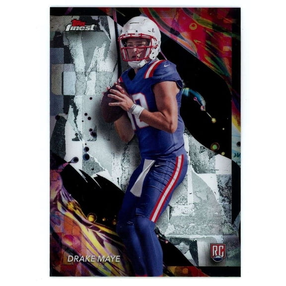 NFL 2024 Topps Finest Football Uncommon Drake Maye #162 (Rookie)
