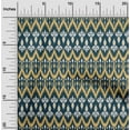 thumbnail image 1 of oneOone Cotton Poplin Fabric Damask & Chevron Ikat Decor Fabric Printed BTY 42 Inch Wide, 1 of 4