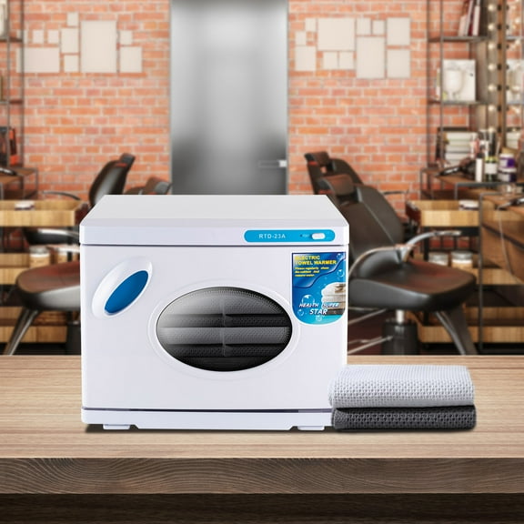 110V 200W Hot Towel Warmer Professional 23L Hot Towel Cabinet W/ See-Through Window for Homes, Hotels