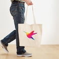 thumbnail image 5 of CafePress - Rainbow Hummingbird Tote Bag - Unisex Canvas Tote Bag, Beige, 1-Piece, 5 of 8
