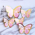 thumbnail image 2 of Topper de pastel de mariposa rosa, topper de pastel de mariposa para cupcakes de feliz cumpleaños, topper de pastel de cumpleaños de niñas y mujeres, 2 of 4