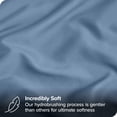 thumbnail image 2 of Bare Home Pillowcase Set - Premium 1800 Collection - Double Brushed - Ultra Soft - Standard Size, Coronet Blue, 2 Count, 2 of 7