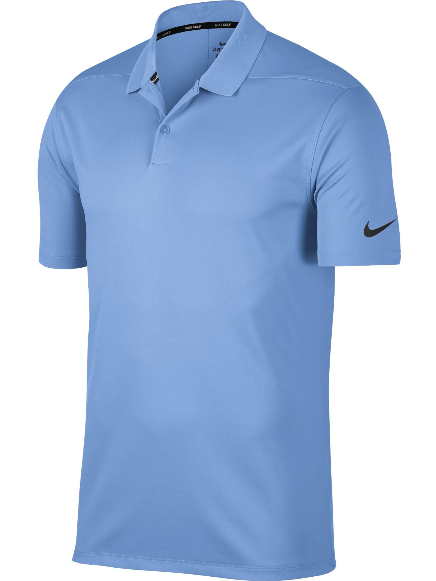NEW 2018 Nike Dry Victory Solid Polo University Blue/Black Large Shirt ...