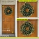 thumbnail image 2 of Corona de Navidad Iluminada dorada de 50cm con piñas Blissful y 2 tipos de rama PVC Guirnalda Luces LED Cálida Nevada Decorada Cerezas Puerta Exteriores Artego, 2 of 5