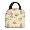 thumbnail image 1 of Easygdp Colorful Cartoon Snail Bolsa Térmica Premium - Tela Oxford Impermeable, Gran Capacidad, Bolsillo Frontal, Unisex para Trabajo, Escuela, Actividades al Aire Libre y Picnics, 1 of 8