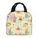 thumbnail image 1 of Easygdp Colorful Cartoon Snail Bolsa Térmica Premium - Tela Oxford Impermeable, Gran Capacidad, Bolsillo Frontal, Unisex para Trabajo, Escuela, Actividades al Aire Libre y Picnics, 1 of 8