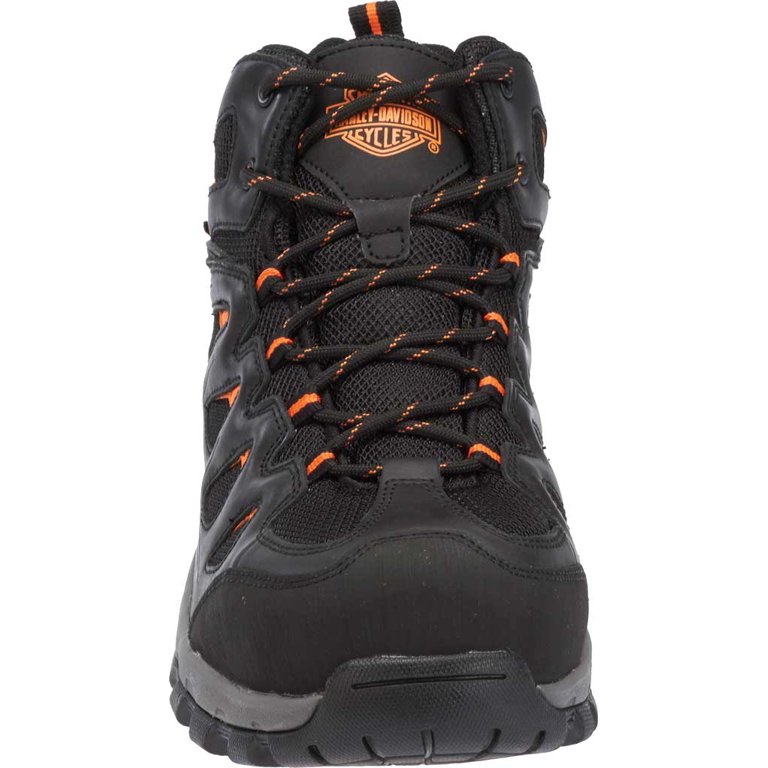 Men's Harley-Davidson Woodridge Composite Toe Boot Black Leather