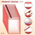 thumbnail image 2 of Lsupdaol 10 Pcs Dry Erase Pocket Sleeves Job Ticket Holders Back to School Reusable Clear Pocket Sleeves Hanging Sheet Protectors for Teacher School Classroom Work Supplies 9 x 12''(Red), 2 of 6