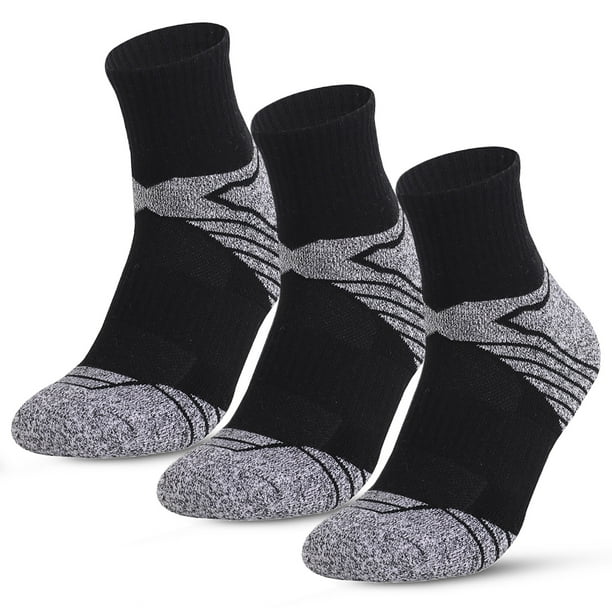 Calcetines 3 pares de calcetines deportivos de algodón para hombre para deportes al aire libre informales para senderismo senderismo y caminar