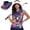 250 Years American Eagle, variant on Yuyamidu Eagle Women's Golf Shirts Casual Athletic Tank Tops and Adjustable Visor Hats for Women 250 Years USA Independence Day Summer Wear for Tennis Pickleball Golf, Size S