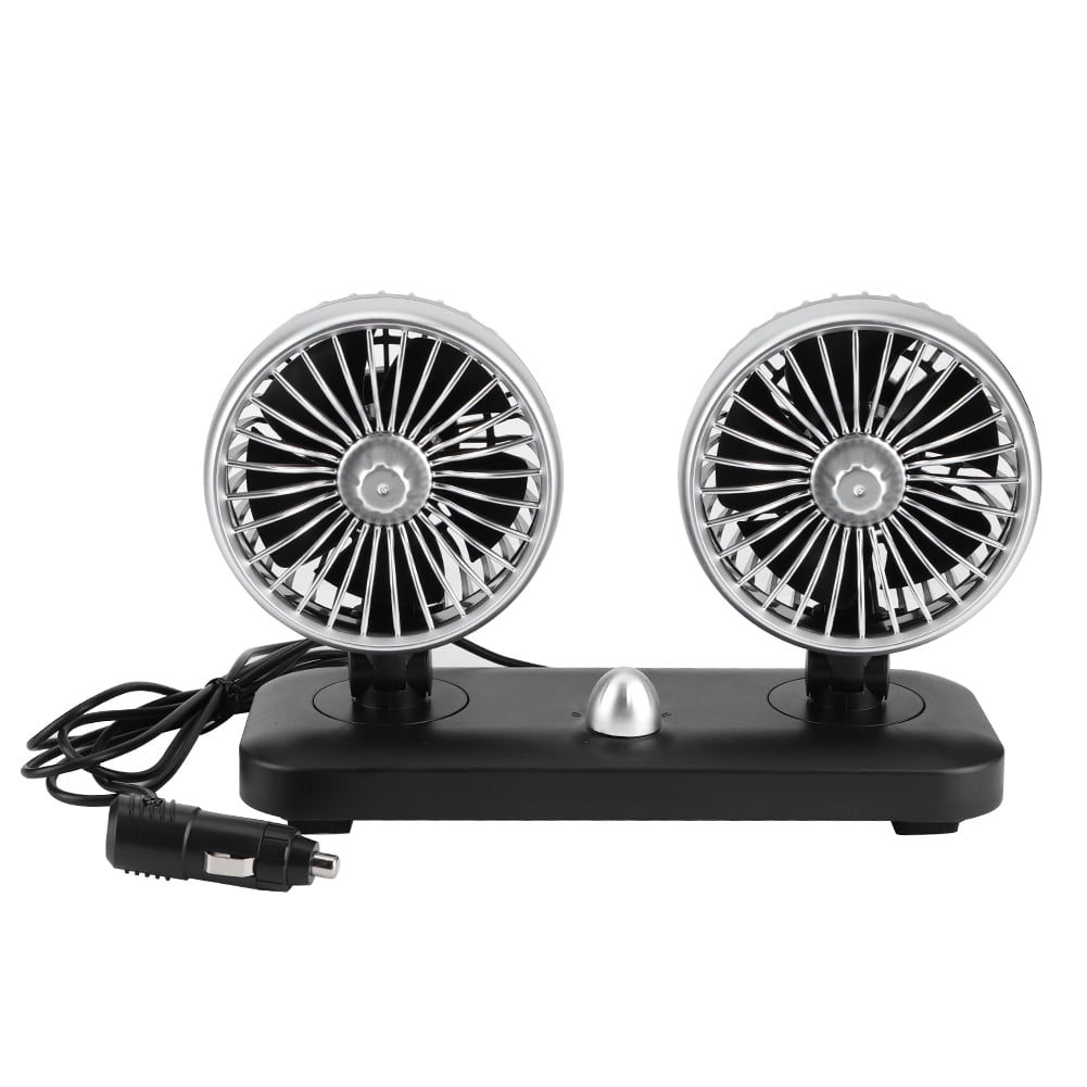 Electric Car Fans, Dual Head Car Fan Car Cooling Fan, Auto Air Cooling