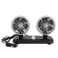 thumbnail image 2 of Ventilador de coche ventilador de refrigeración de coche de montaje en salpicadero de refrigeración por aire de 12 V de doble cabezal giratorio de 180 ventilador de coche de ANGGREK Otros, 2 of 8