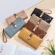 thumbnail image 5 of Cartera para mujer con tres pliegues, estilo retro esmerilado, tipo tarjetero, multifuncional, portátil, tipo clutch largo, 5 of 5