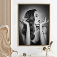 thumbnail image 5 of Angelina Jolie, Canvas Home Decor, Wall Art, Large Printed Canvas, Famous Woman Canvas Art, Famous Printed Canvas, Actor Woman Canvas Poster, Canvas Wall Decor - Gold Framed, 5 of 6