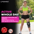 thumbnail image 3 of Hinged Knee Brace for Adults, Men & Women (Black, 1Pc), Adjustable Support with Removable Side Stabilizers, Ideal for Arthritis, ACL, PCL, Sports, Sprains, Joint Pain Relief, Meniscus Tear-Large, 3 of 6
