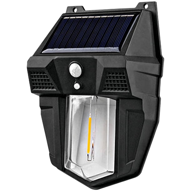 Lámpara de filamento de tungsteno solar impermeable para jardín, luz de pared, para patio, balcón