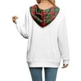 thumbnail image 5 of Women's Fashion Casual Christmas Print Pullover Long-Sleeve Sweatshirt with JESUS Design for Holiday Season and Comfortable Wear,White,M, 5 of 5