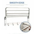 thumbnail image 3 of Toallero de baño Estantes de baño plegables de 23 pulgadas con 5 TFixol  Toallero, 3 of 6