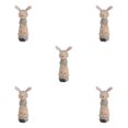 thumbnail image 1 of maskred Delightful Rabbit Statue Figurines Animal Sculpture Craft Wedding Gift female 8.5x23.5cm 5Set, 1 of 6