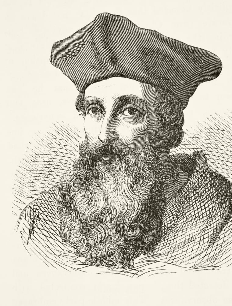 Cardinal Reginald Pole 1500 To 1558 English Roman Catholic Cardinal From The National And Domestic History Of England By William Aubrey Published London Circa 1890 Canvas Art - Ken Welsh Design Pics
