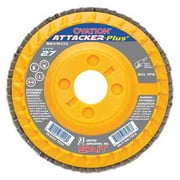 UNITED ABRASIVES-SAIT 72216 Flap Disc,4-1/2x7/8 60x,PK10