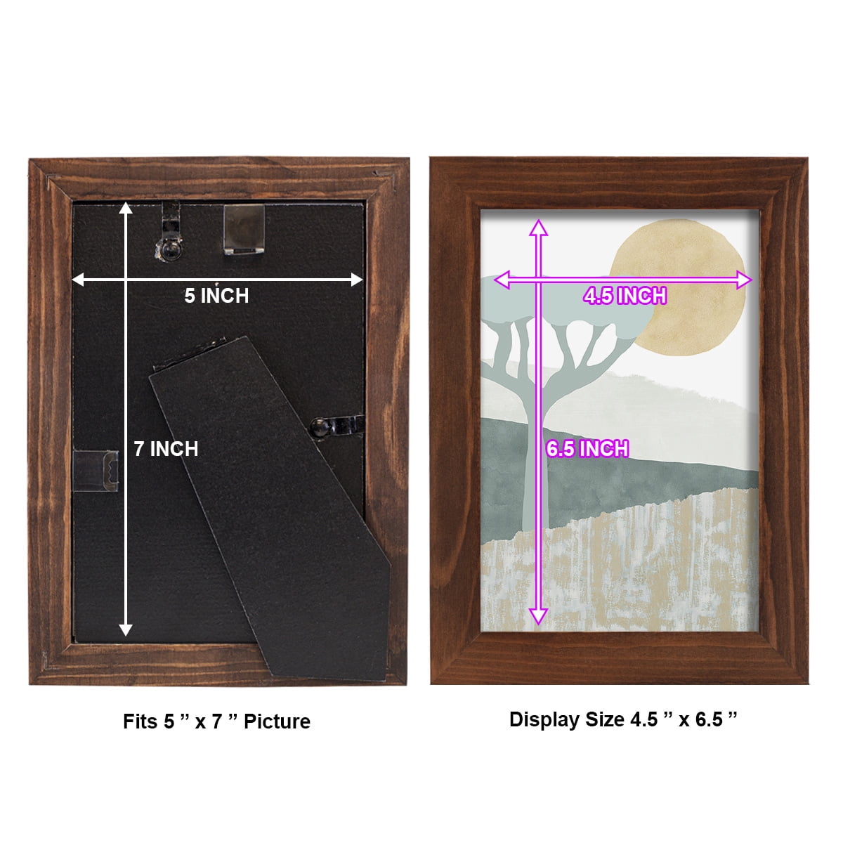 Ennerdale III - Framed Print w/glass - Chestnut