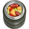 thumbnail image 6 of Thermos Stainless King Vacuum Insulated Food Jar with Folding Spoon, Army Green, 16oz, 6 of 10