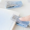 thumbnail image 2 of CSChome Safety Stapler Mini Stapler Portable Clamp with Hanging Chain Eco-Friendly Compact for Office Home School Use, 2 of 6