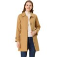 thumbnail image 1 of INSPIRE CHIC Manteaux Caban Trench d'Hiver pour Femmes à Col Peter Pan, 1 of 7