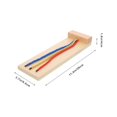 thumbnail image 2 of Wooden Hair Braiding Toy Children Learning Toy Kids Learn to Braid Hair Aid Kids Accessory, 2 of 4