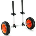 thumbnail image 1 of VEVOR Heavy Duty Kayak Cart, 280lbs Load Capacity, Detachable Canoe Trolley Cart with 10'' Solid Tires, Adjustable Width & Top Foam Protection, for Kayaks with Drain Holes of 2.54mm and Above, 1 of 9