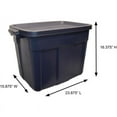 thumbnail image 2 of Rubbermaid Roughneck Storage Box - Stackable - 18 Gal, Black, Single Piece — Home & Garage Storage, Stackable Design, 2 of 2