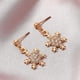 thumbnail image 4 of Fiudx Ofertas Relámpago Pendientes Cortos De Copo De Nieve Hermosos Y Exquisitos Con Temperamento Versátil Para Mujer, 4 of 6