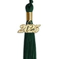 thumbnail image 2 of Endea Graduation Hunter Green Graduation Tassel with Gold Date Drop, 2 of 11