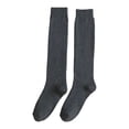 thumbnail image 1 of 4 Pares De Calcetines De Algodón Transpirables Para Hombre, Hasta La , Cálidos, Largos Y Gruesos Para Invierno, Color Gris Oscuro, 1 of 8