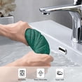 thumbnail image 3 of Bingfone Teal Marble Ultra Absorbent & Soft Hand Towels for Bath, Hand, Face, Gym and Spa-27.5x16in, 3 of 8