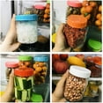 thumbnail image 2 of 16 Pack Colored Plastic Mason Jar Lids for Ball, Kerr and More,8 Regular Mouth & 8 Wide Mouth(Silicone O-Ring Gasket included),Food-Grade Plastic Storage Caps for Mason Canning, 2 of 7