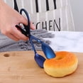 thumbnail image 3 of Pinzas para alimentos, tijeras de cocina de acero inoxidable Baikai para cocinar, asar a la parrilla y servir (azul) \u2026, 3 of 7