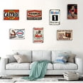 thumbnail image 3 of 7pcs Vintage Metal Garage Signs Set - Hanging Gas Station Tin Signs, Man Cave Decor, Old Car Signs, Auto Gasoline Wall Decorations - 8x12 inchs, 3 of 8