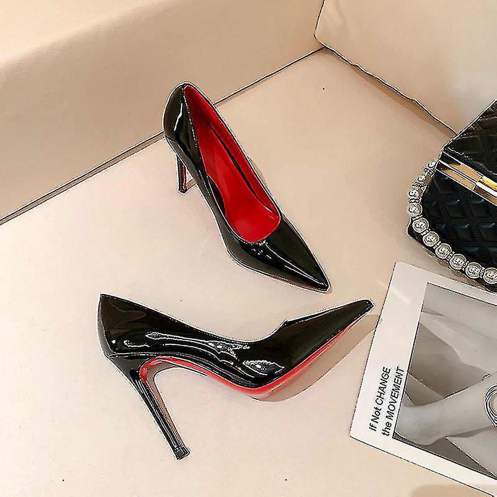 Chaussure noir semelle rouge hot sale