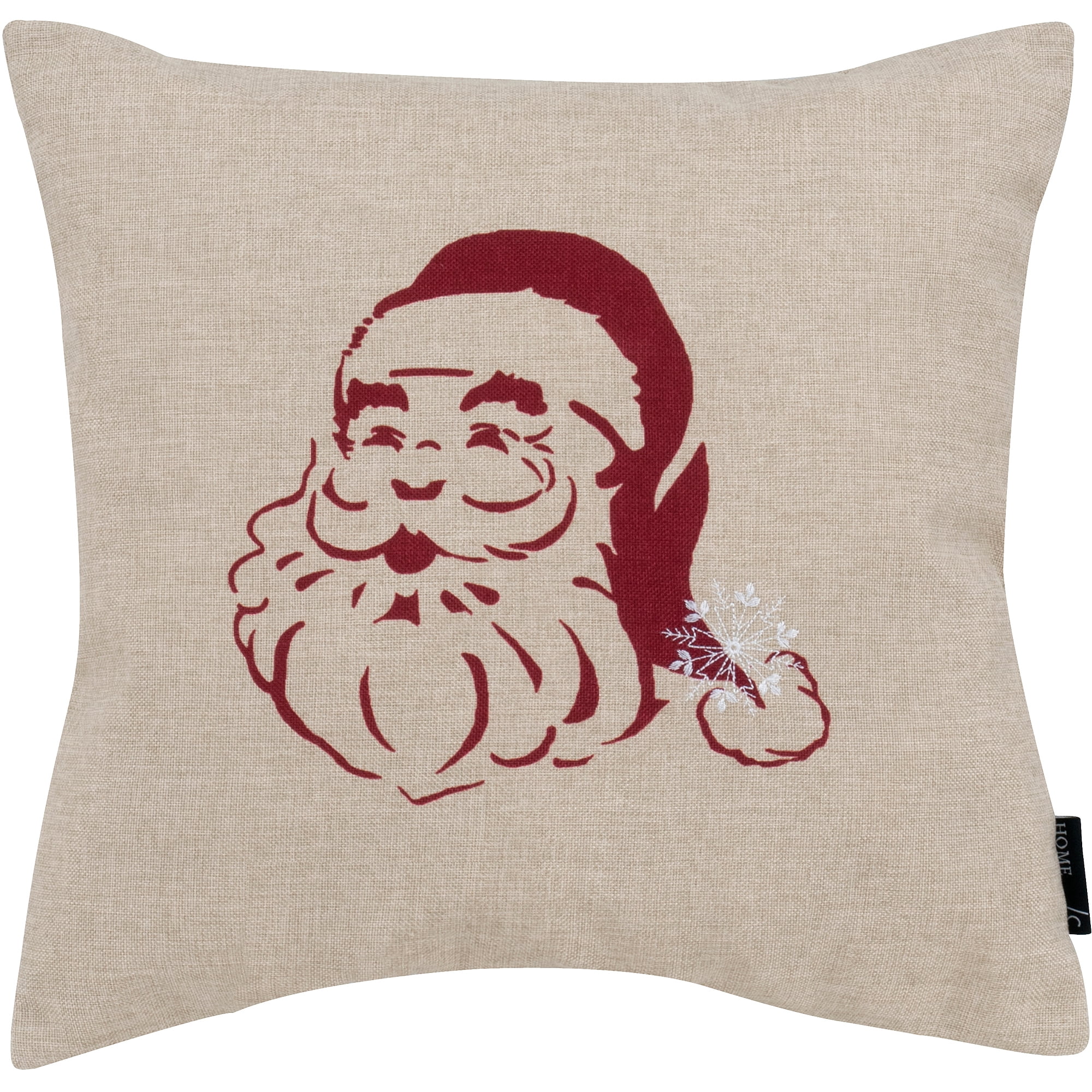 Santa Laugh Christmas Pillow