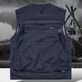 thumbnail image 6 of Xdegoge Utility Vest for Women V Neck Sleeveless Outdoor Cargo Fishing Waistcoat Multi Pocket Design Solid Color Loose Fit Casual Functional Lightweight Travel Vest, 6 of 6
