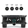thumbnail image 3 of Daupanzees Axle Gear Overdrive Worm Differential 12T 13T 14T 16T Steel Gear Upgrade Parts for AX24 Axial SCX24 C10 Gladiator Bronco 1/24 RC Crawler Car, Truck Accessories Black 2PCS, 3 of 7