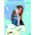 thumbnail image 4 of Auriculares iClever Kids con cable de 85 dBA, volumen seguro, color verde, 4 of 7